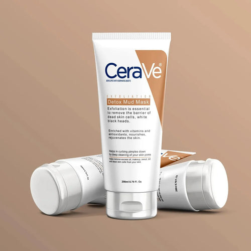 CeraVe Detox Mud Mask – Deep Pore Cleanser & Exfoliating Treatment